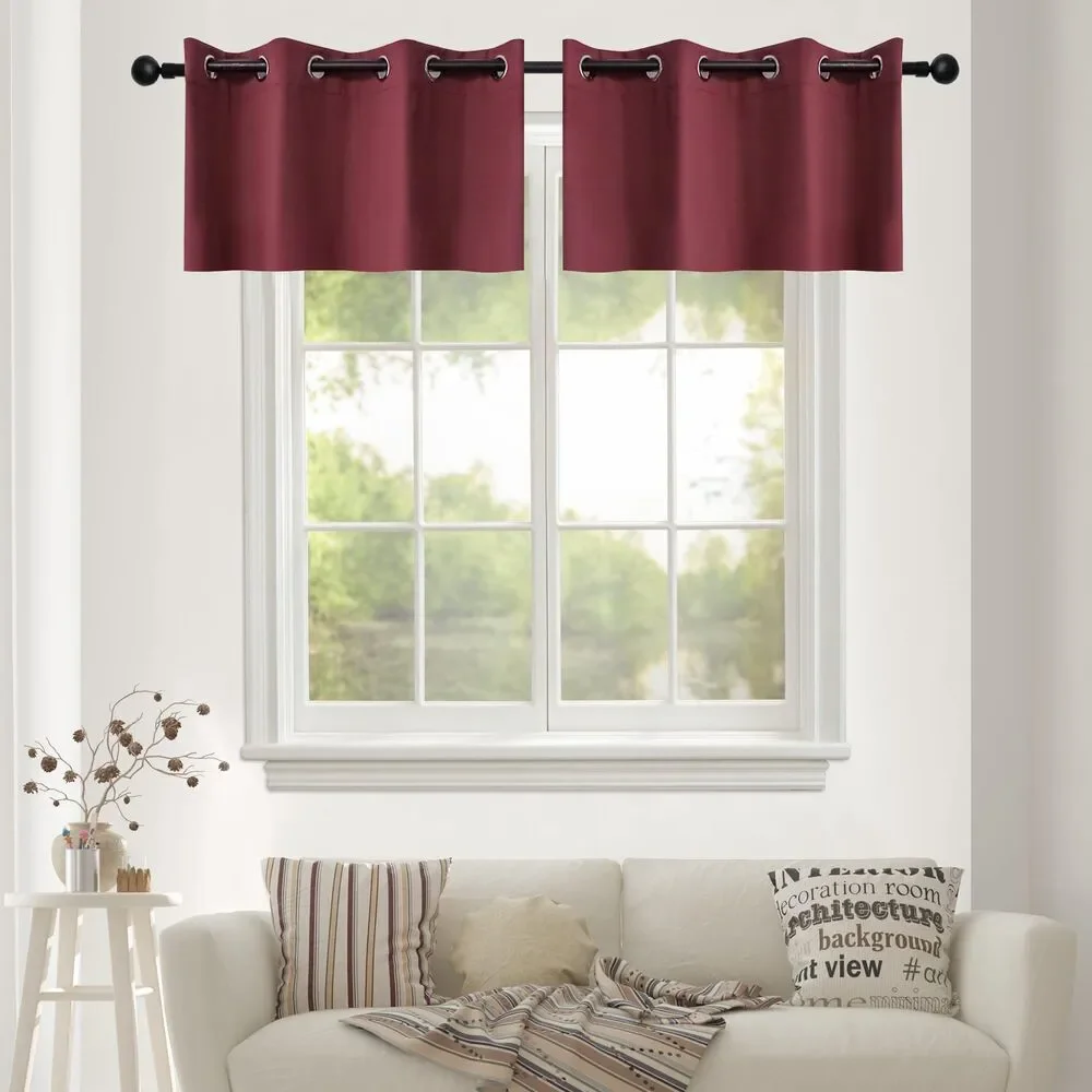 Set of 2 Valance Curtains, 52